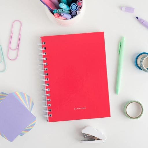 cuaderno a5 be positive color intenso